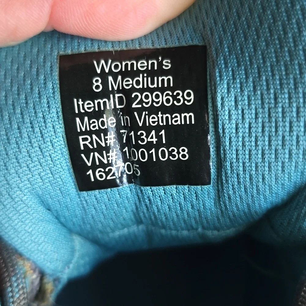 L.L. Bean Woman Gray and Teal Sneakers - Picture 5 of 5